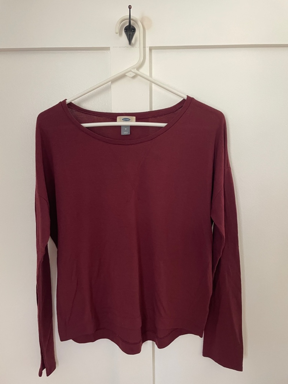 Everyday Long Sleeve in Burgundy - Old Navy